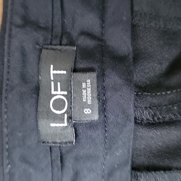 Women's LOFT Pants, Black, Size 8, Preowned EUC - Picture 6 of 9